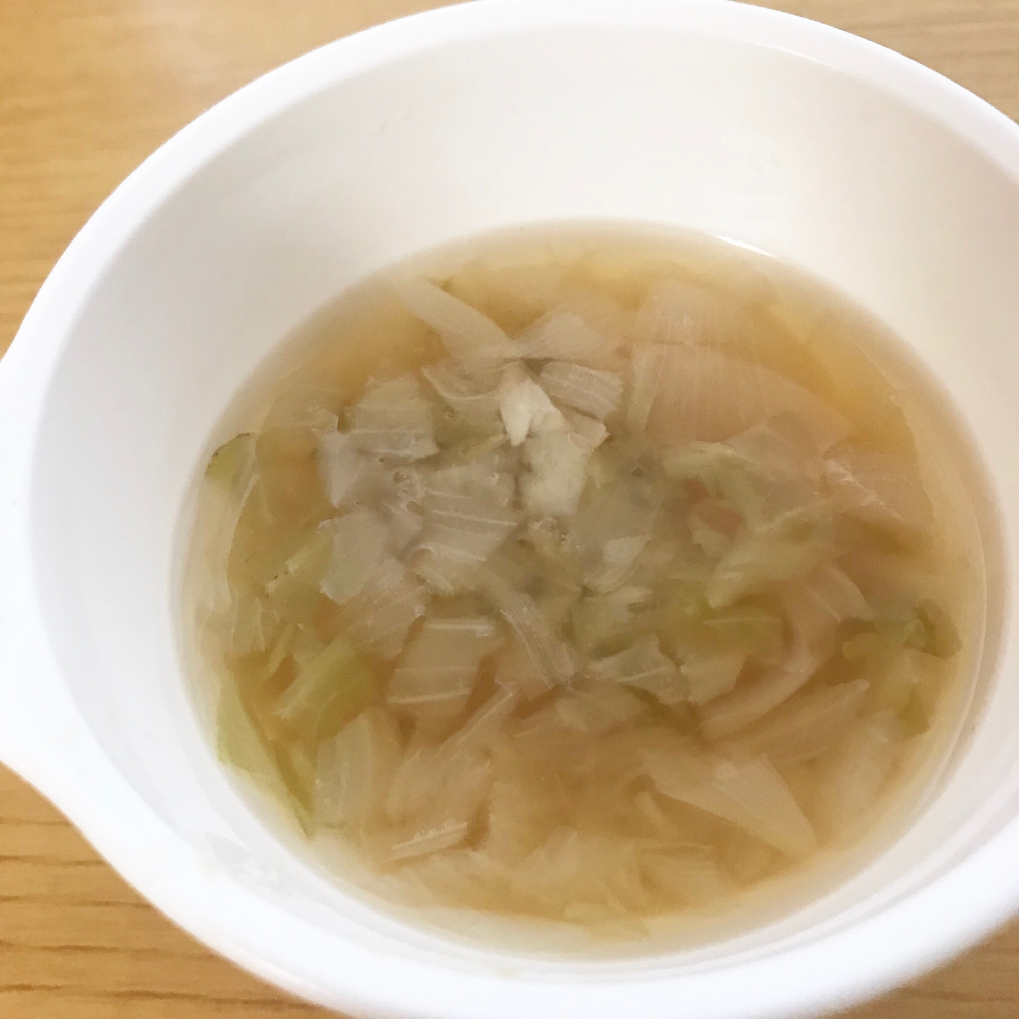 【離乳食】白菜たっぷりスープ