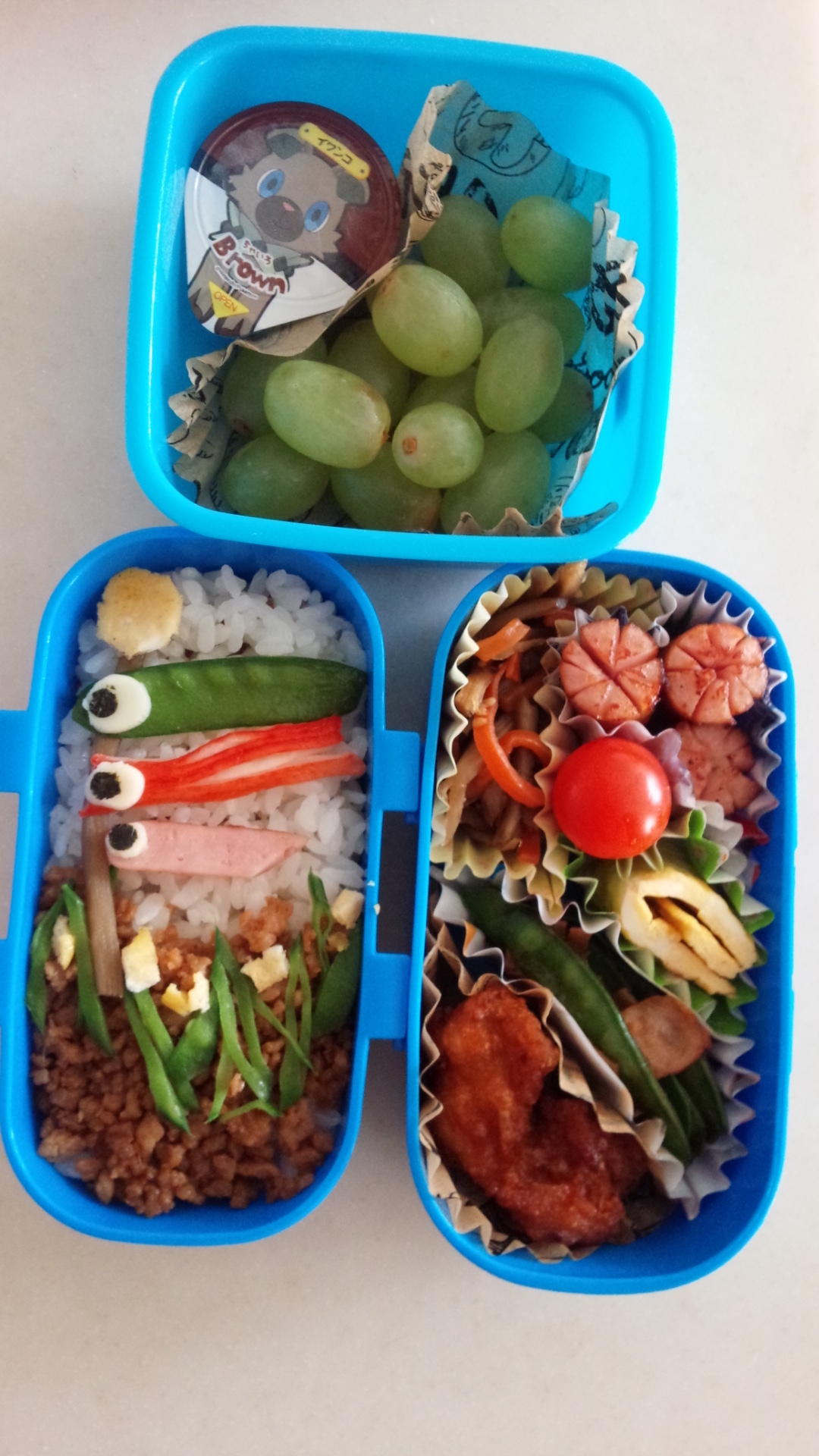 簡単！こいのぼり弁当！！