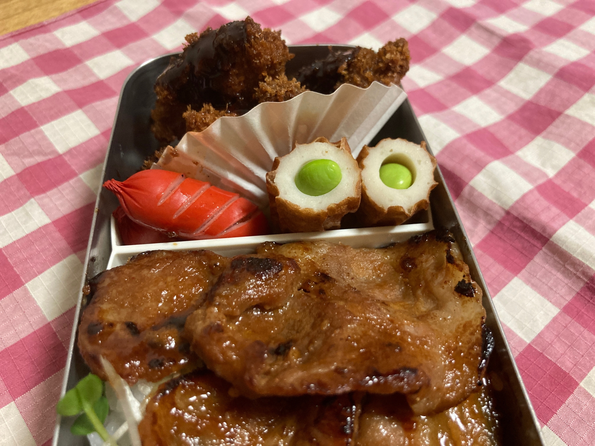 うちのお弁当　15分で焼肉弁当