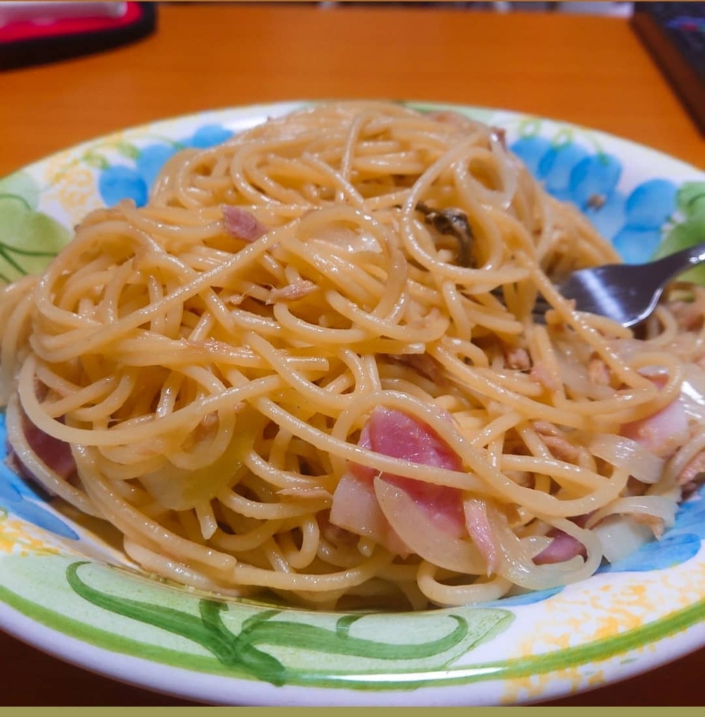 和風ツナパスタWithベーコン