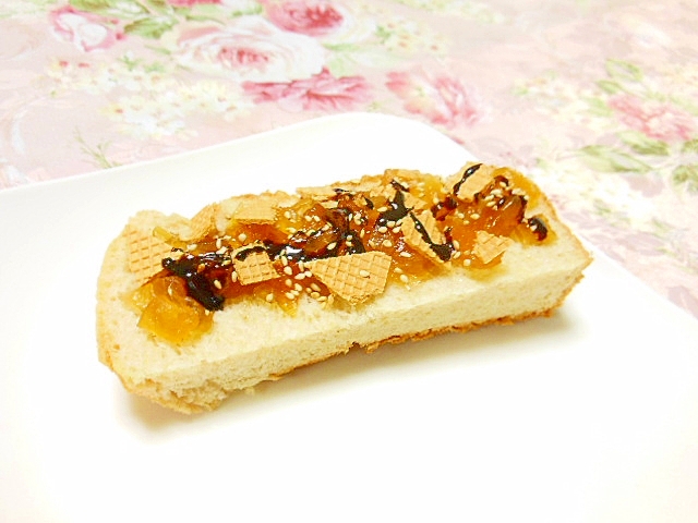 大麦生活ｄｅ❤林檎ジャムと胡麻チョコクラッカーパン