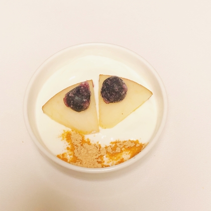 フルーツきな粉ヨーグルト