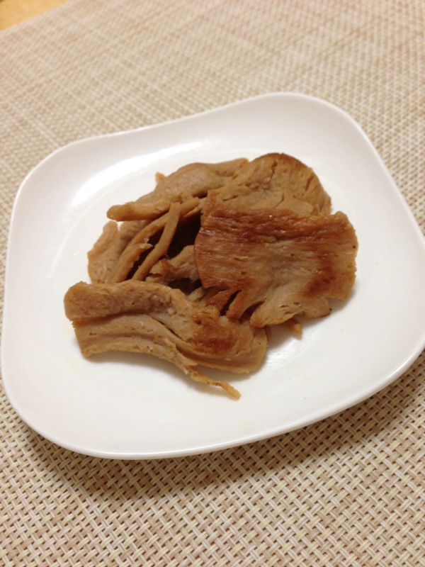 大豆ミートの生姜焼き