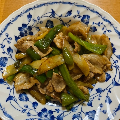 豚肉とピーマンだけの青椒肉絲