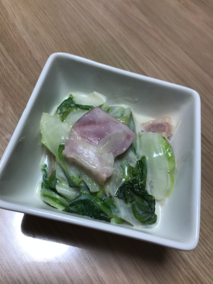 白菜のクリーム煮