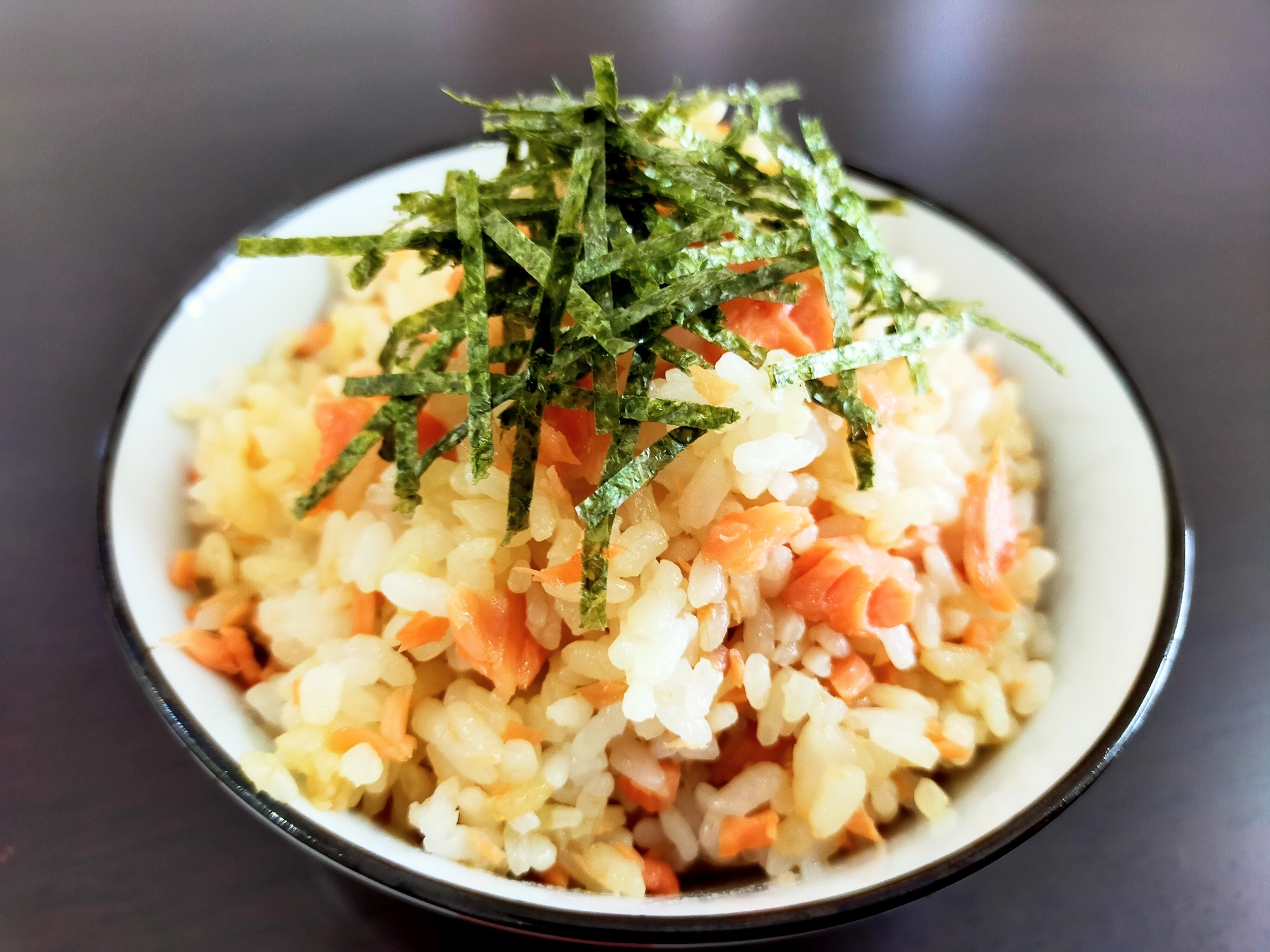 コストコ銀鮭☆骨の周りに付いた身で☆混ぜご飯