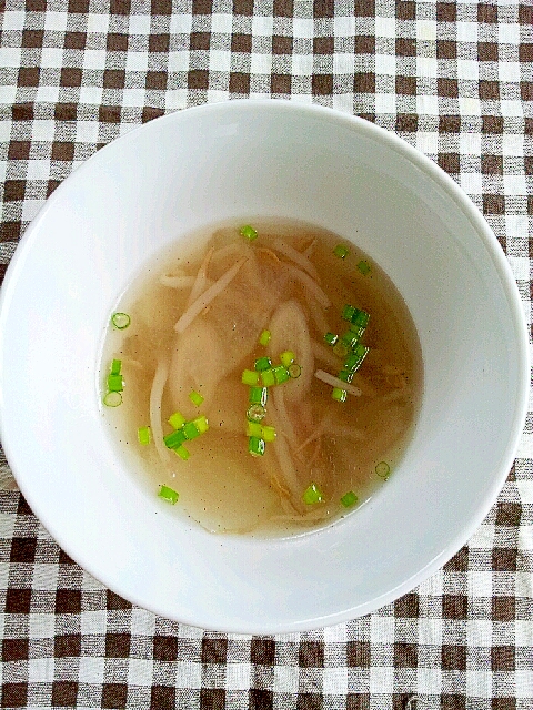即席！ごぼうの中華スープ