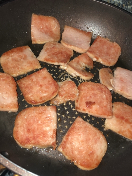 簡単 おつまみにも 焼きスパム レシピ 作り方 By 17mm 楽天レシピ