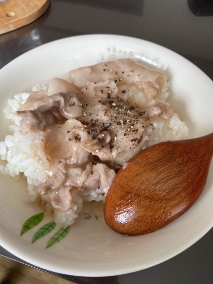 豚塩カルビ風丼☆