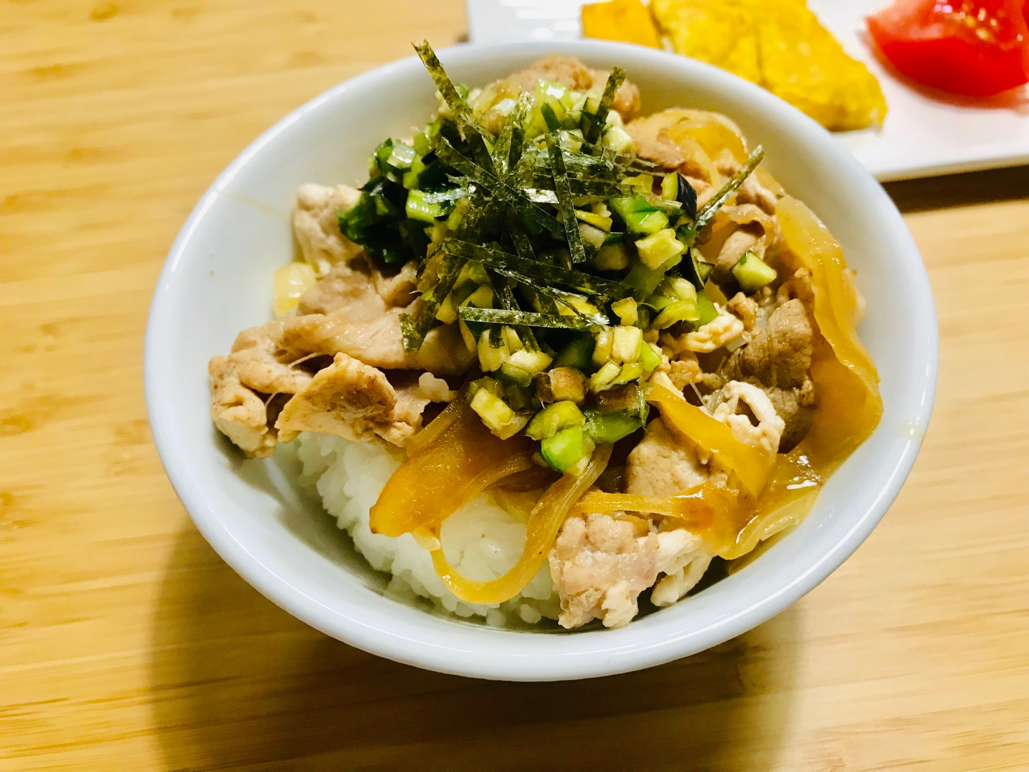 山形だしアレンジ(3)さっぱり豚丼