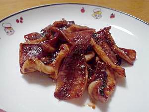 減塩 イカ耳のピリ辛生姜焼き レシピ 作り方 By 蘭もり 楽天レシピ 減塩 イカ耳のピリ辛生姜焼き レシピ 作り方 By 蘭もり 楽天レシピ