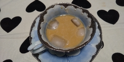 冷たいカフェオレ美味しかったです