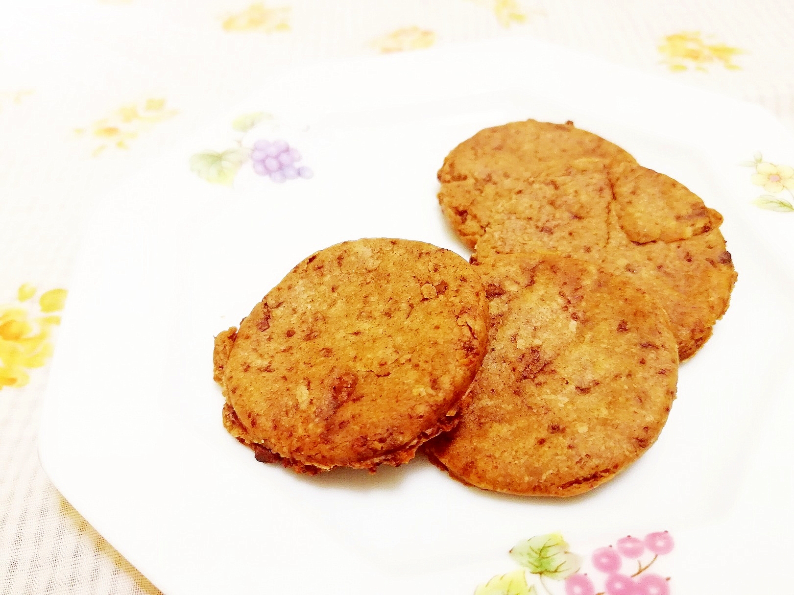 チョコ入り♪蕎麦粉クッキー