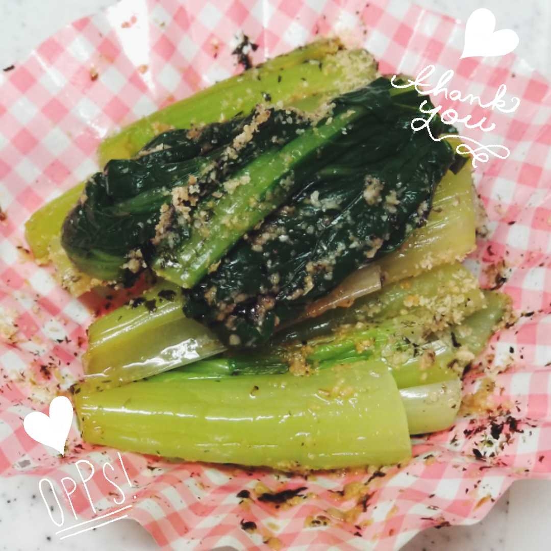 【お弁当おかず】小松菜の韓国風味なピリ辛和え