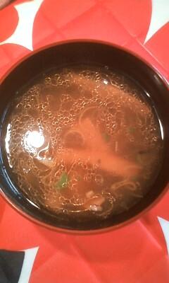 ラーメン風の中華スープ