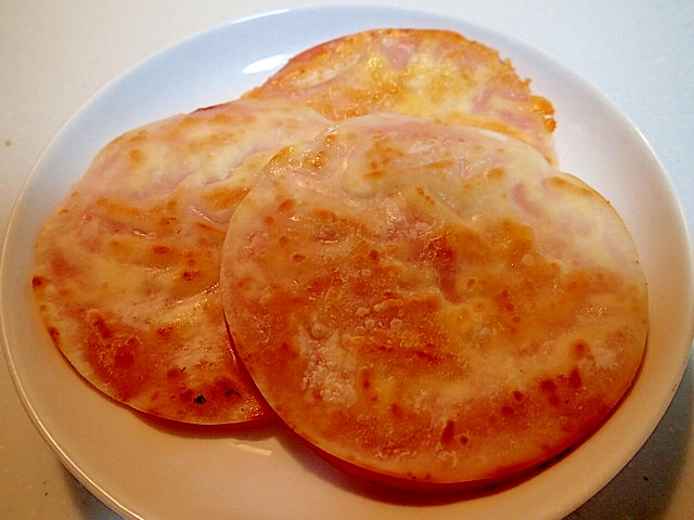 ❤ハムとチーズの餃子の皮サンド❤