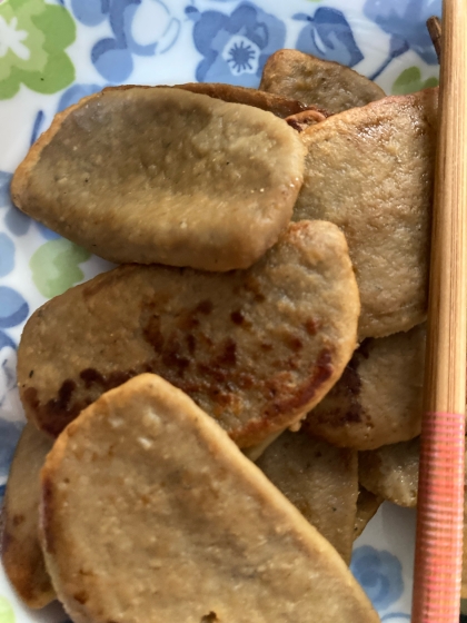 黒はんぺんのバター醤油ソテー