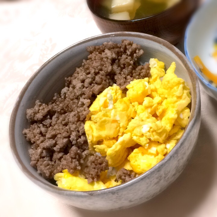 甘辛そぼろ丼♪