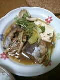玉ねぎの代わりに小松菜を入れました。
家にあるもので簡単に魚料理一品できました。
ご馳走さまでした。