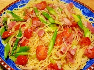 アヒージョのオイルで☆美味しいパスタ