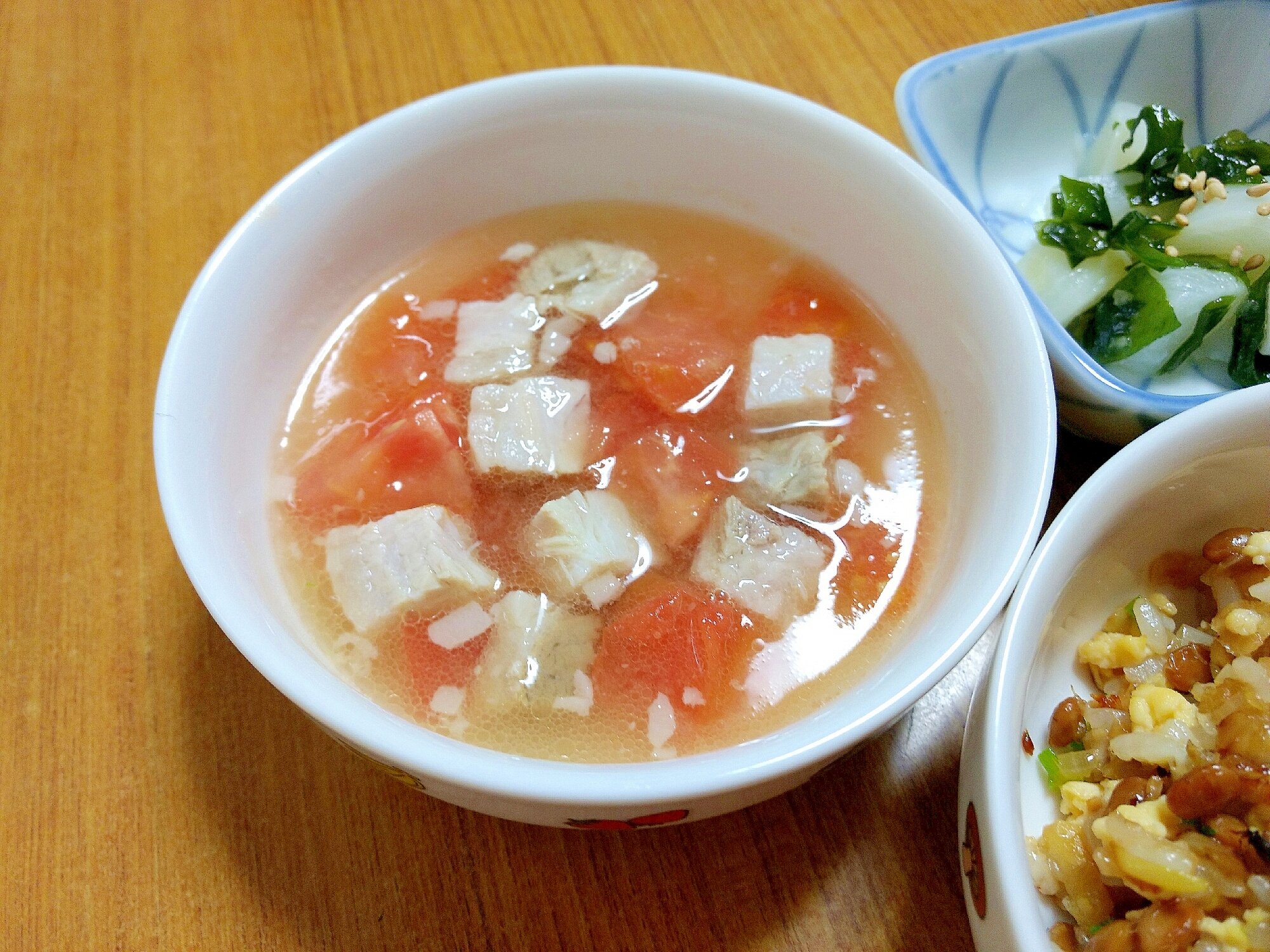 【離乳食】豚肉とトマトのスープ