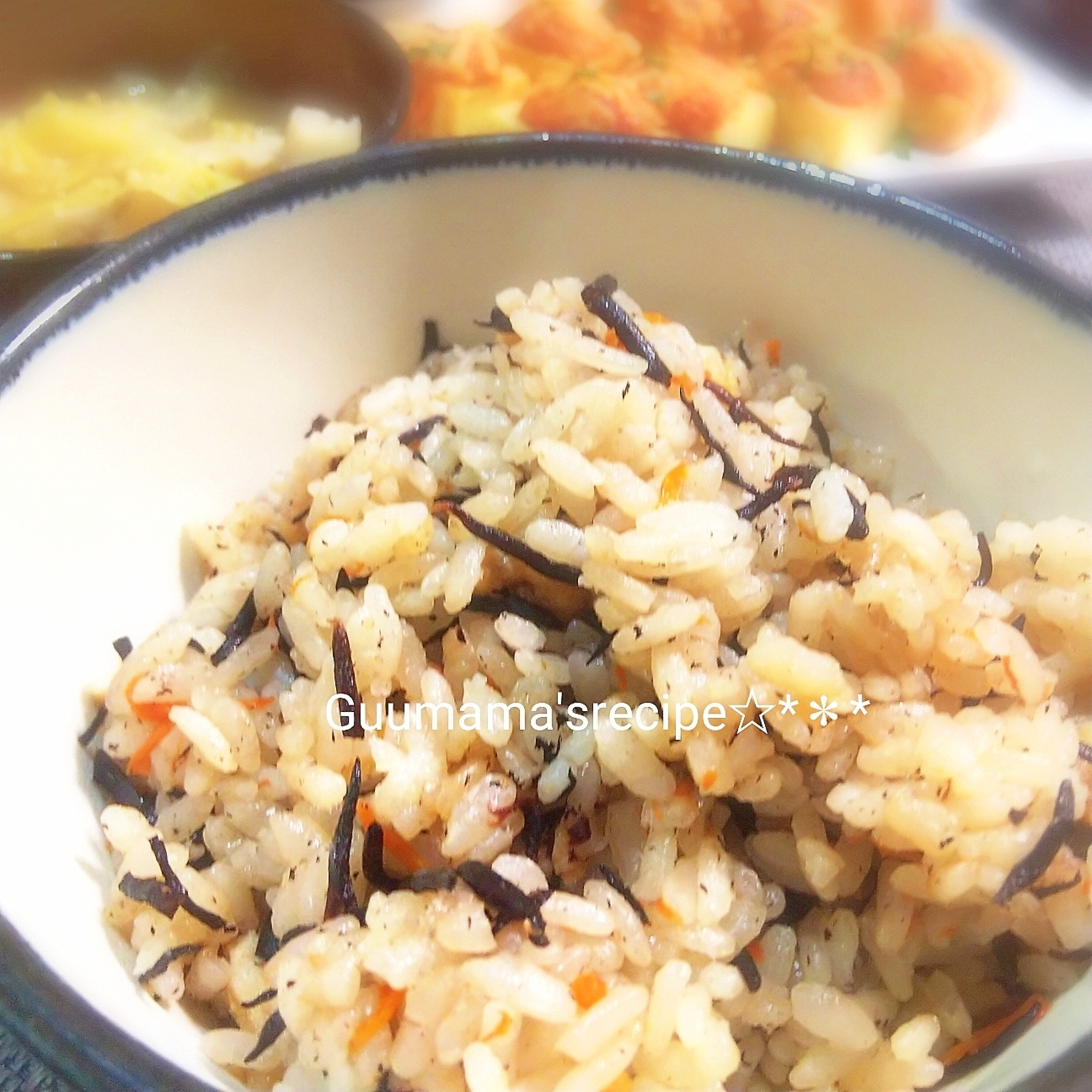 素朴が美味しい♡シンプルイズベスト♡ひじきご飯