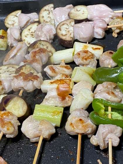 ホットプレート！焼き鳥！ねぎま