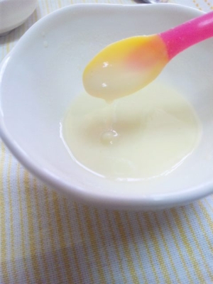 離乳食初期・豆乳ポタージュ（サツマイモ）