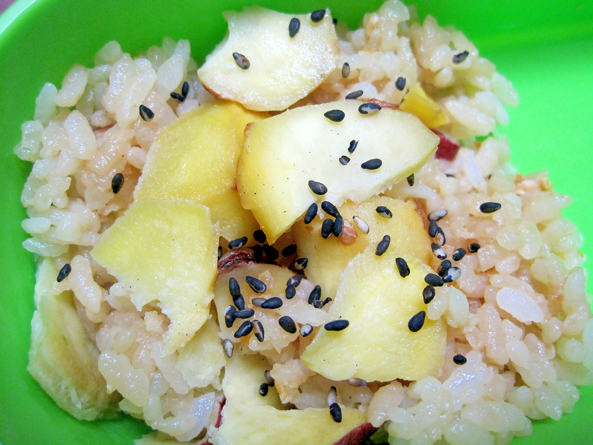 栗とさつま芋の炊き込みご飯