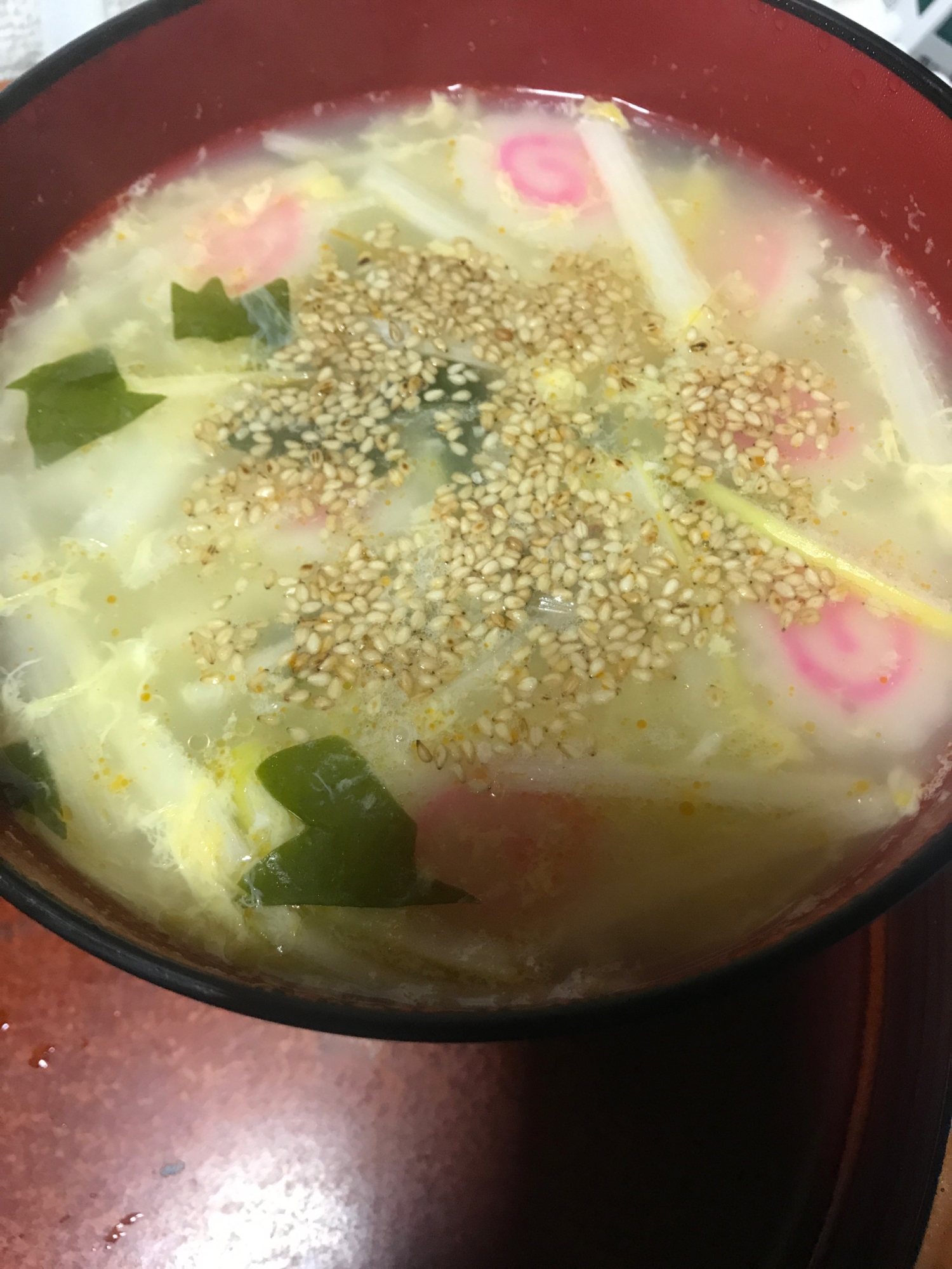 ネギ生姜スープ