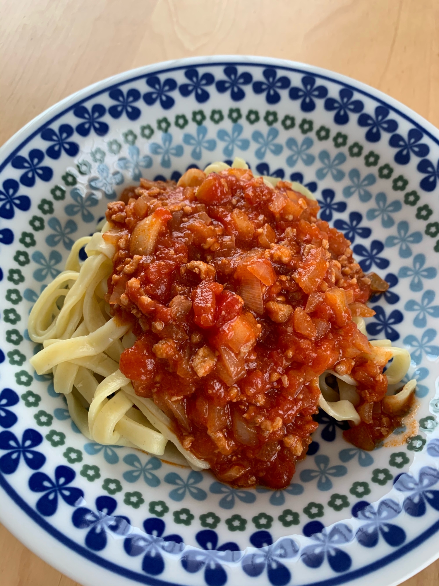 ミートソースパスタ