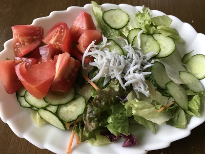 お早うございます♪サラダ朝食にいただきました。美味しかったです♪ufoズッキーニ初めて知りました！つやこさんの努力がみのりましたね。料理美味しそうでした！