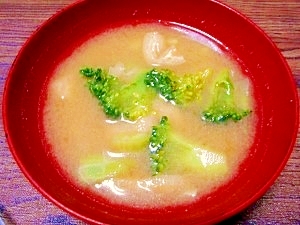 毎日のお味噌汁178杯目*ブロッコリーと油揚げ