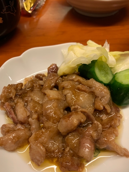 甘め☆豚肉の生姜焼き