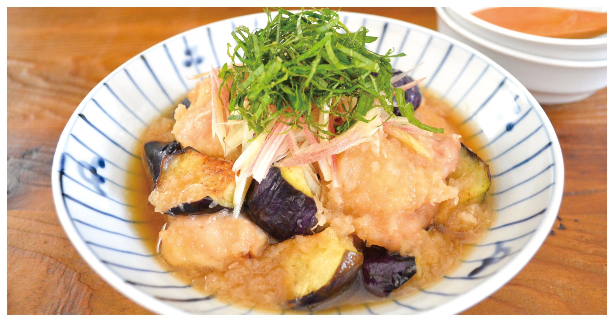 鶏もも肉となすのおろしポン酢煮