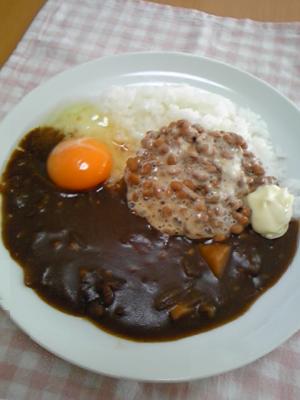 マヨ★納豆カレー