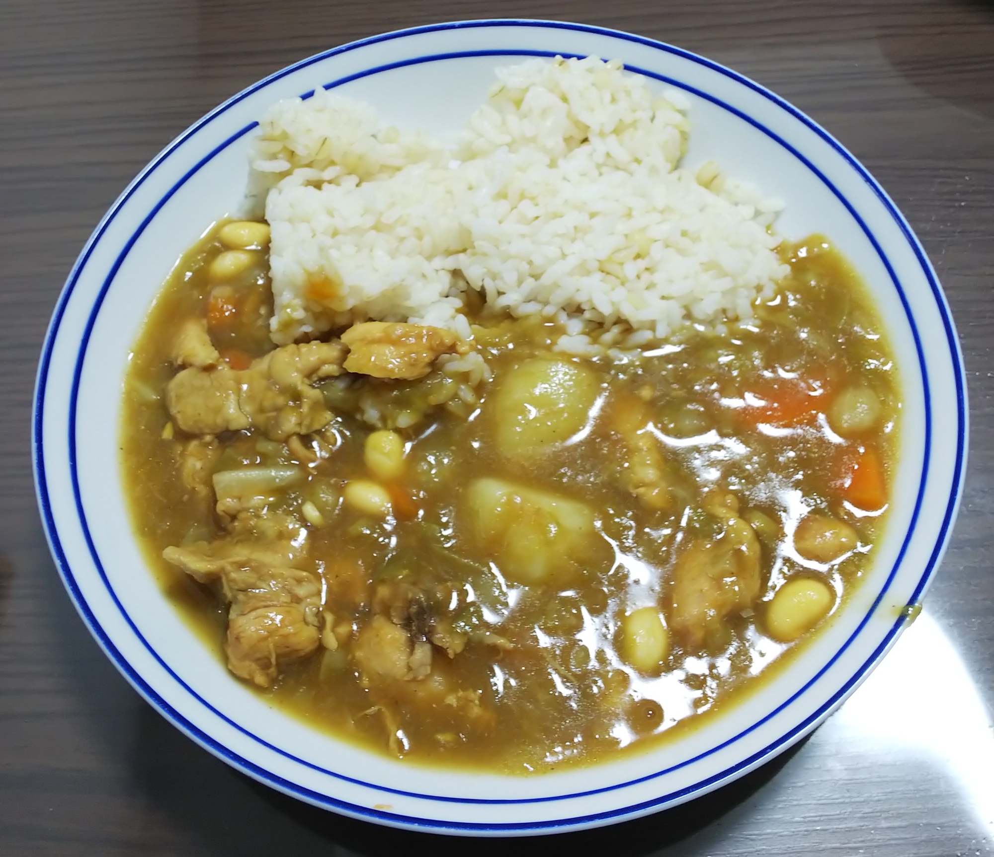 キャベツ溶け込むカレー