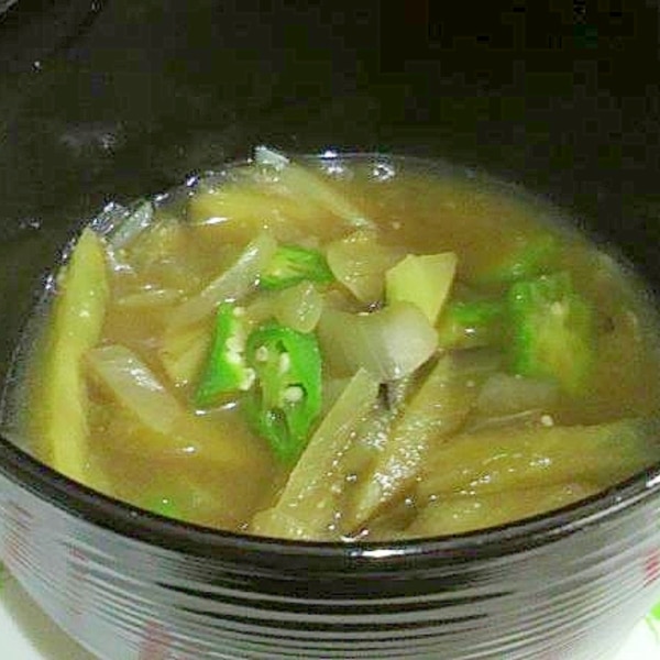 オクラとナスと玉ねぎのお味噌汁 レシピ 作り方 By Marie 777 楽天レシピ オクラとナスと玉ねぎのお味噌汁 レシピ 作り方 By Marie 777 楽天レシピ