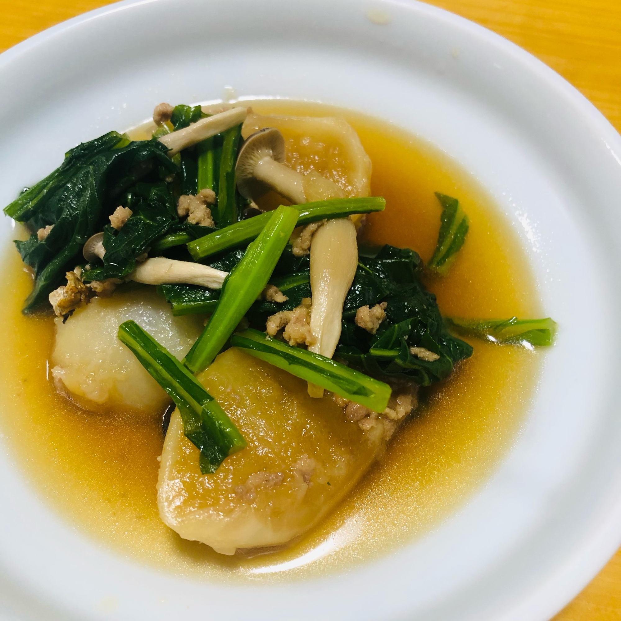 小かぶのあっさり煮