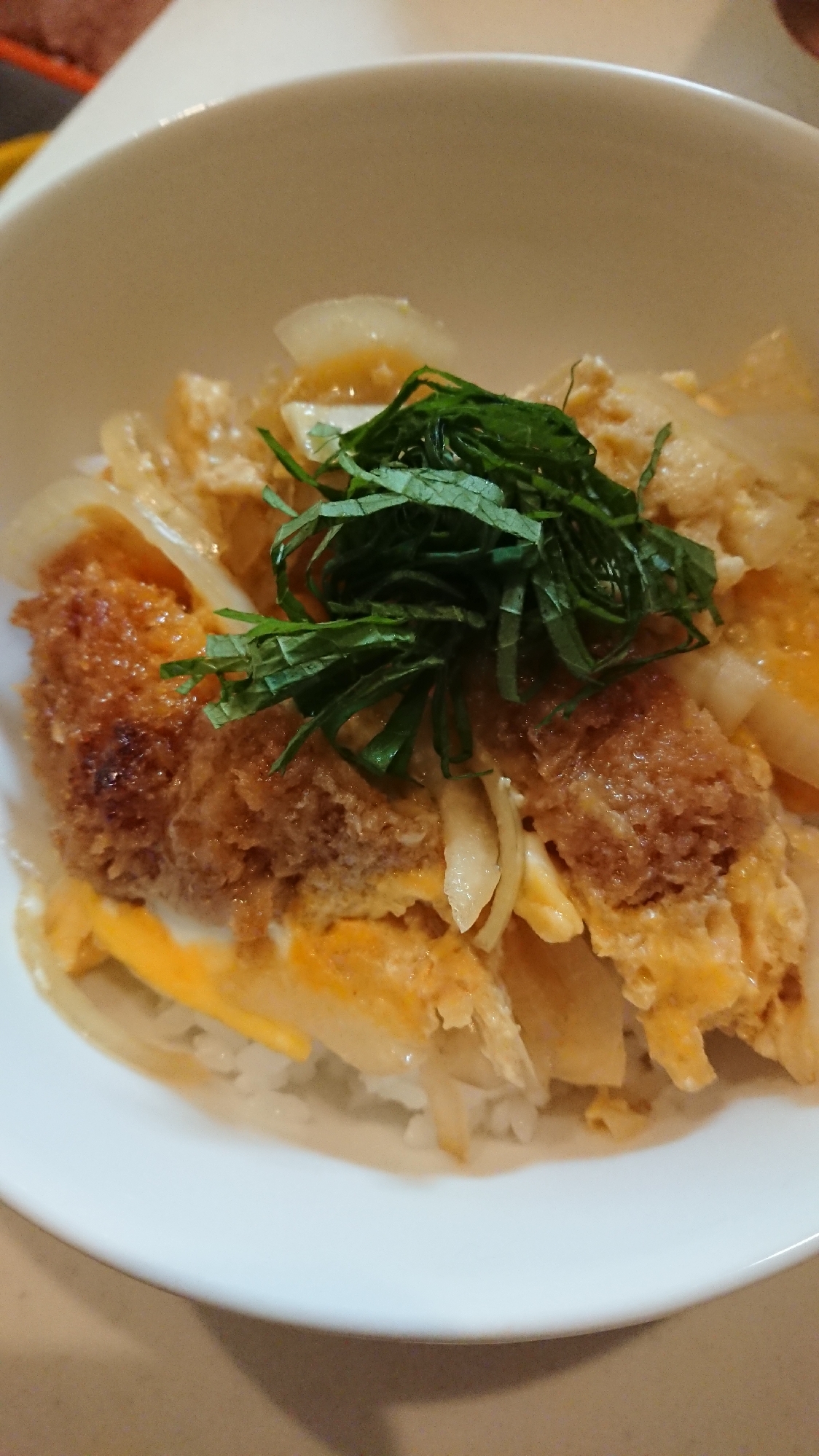 白だしで和風かつ丼♡