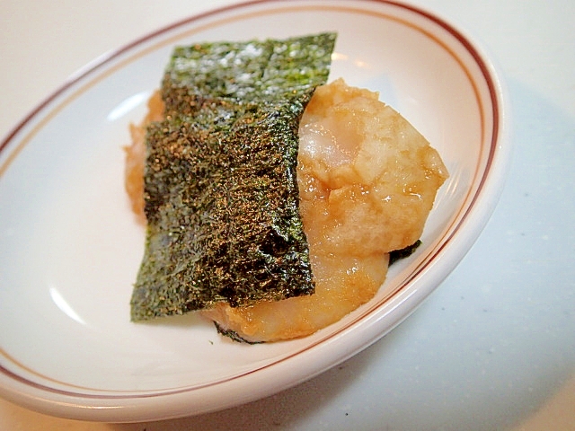 生姜醤油の海苔サンド餅