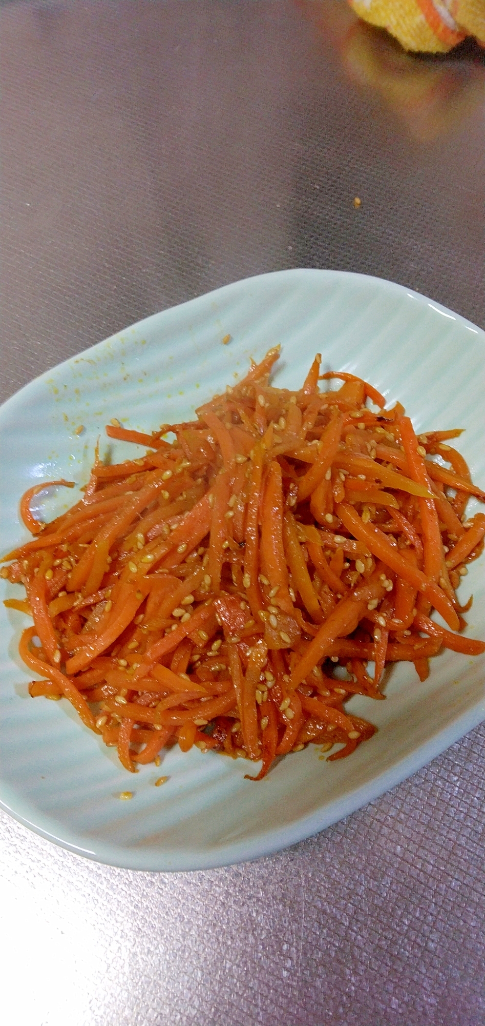 人参だけ!春にんじんのごまナムル