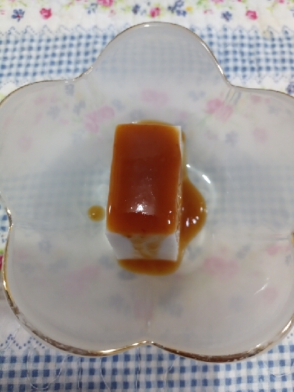 柚子甘味噌de胡麻豆腐