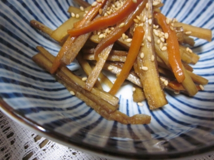 ひかりん★様、めんつゆきんぴらを作りました♪
とっても美味しいレシピをありがとうございます！！
良い１日をお過ごしくださいませ☆☆☆