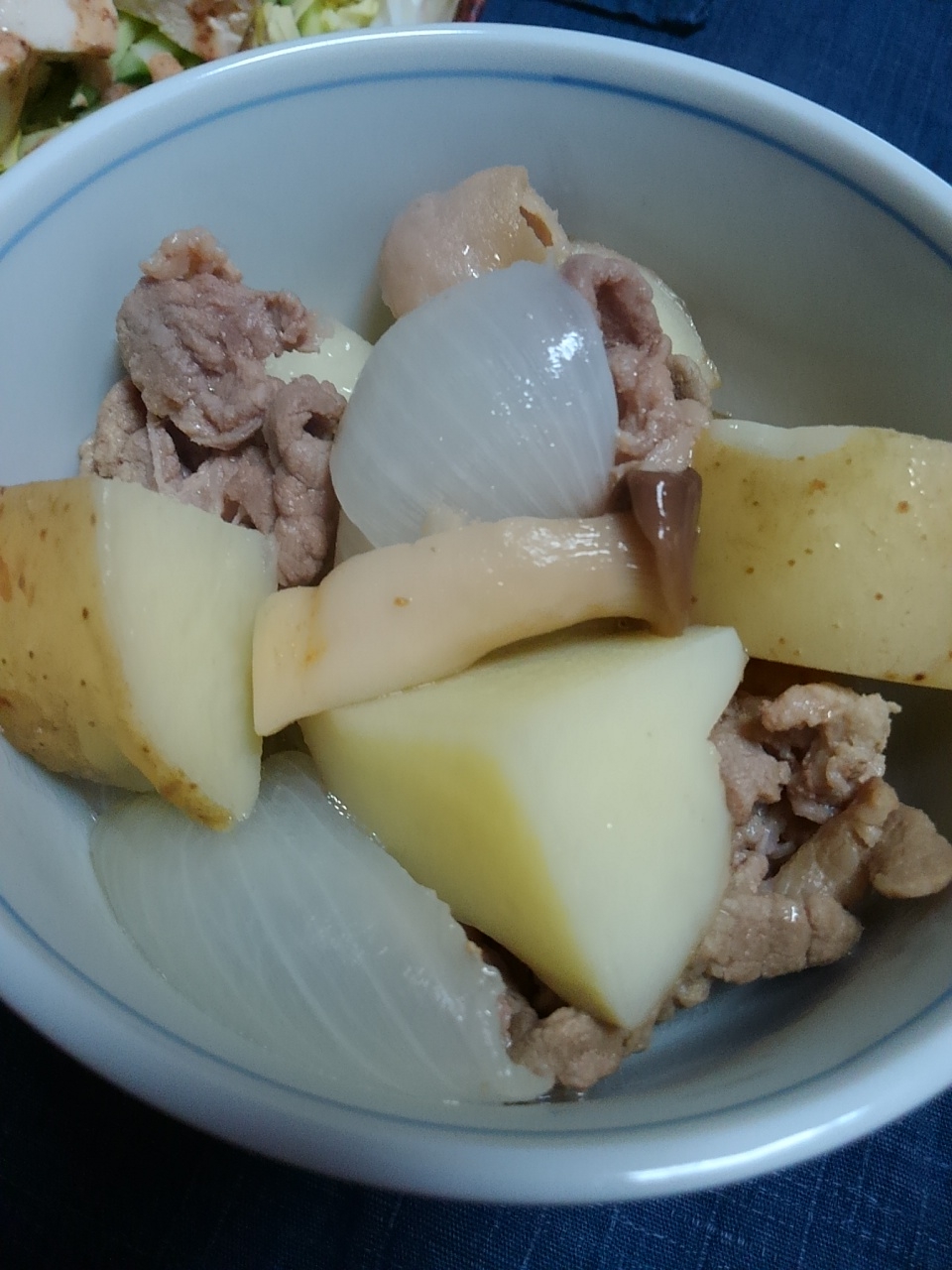 醤油なしの肉じゃが