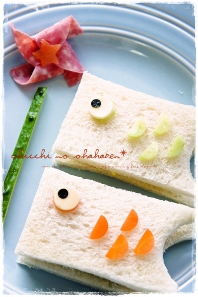 *キャラパン* サンドイッチDEこいのぼり★