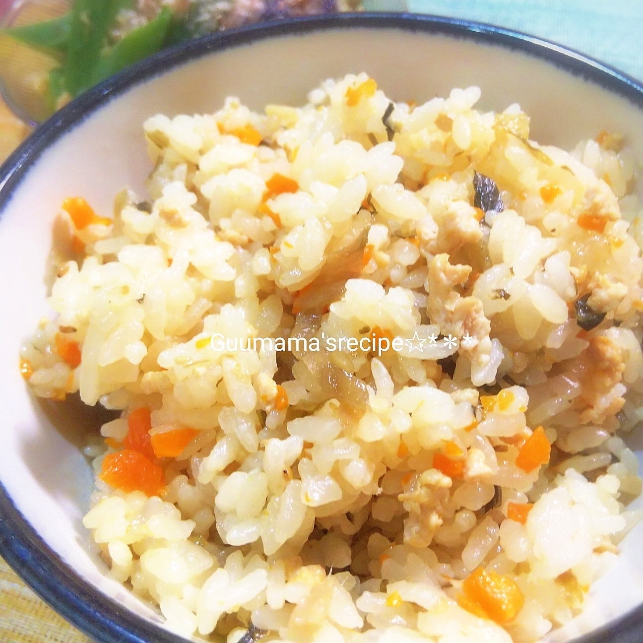 優しい味で食べやすい♡高菜漬の炊き込みご飯