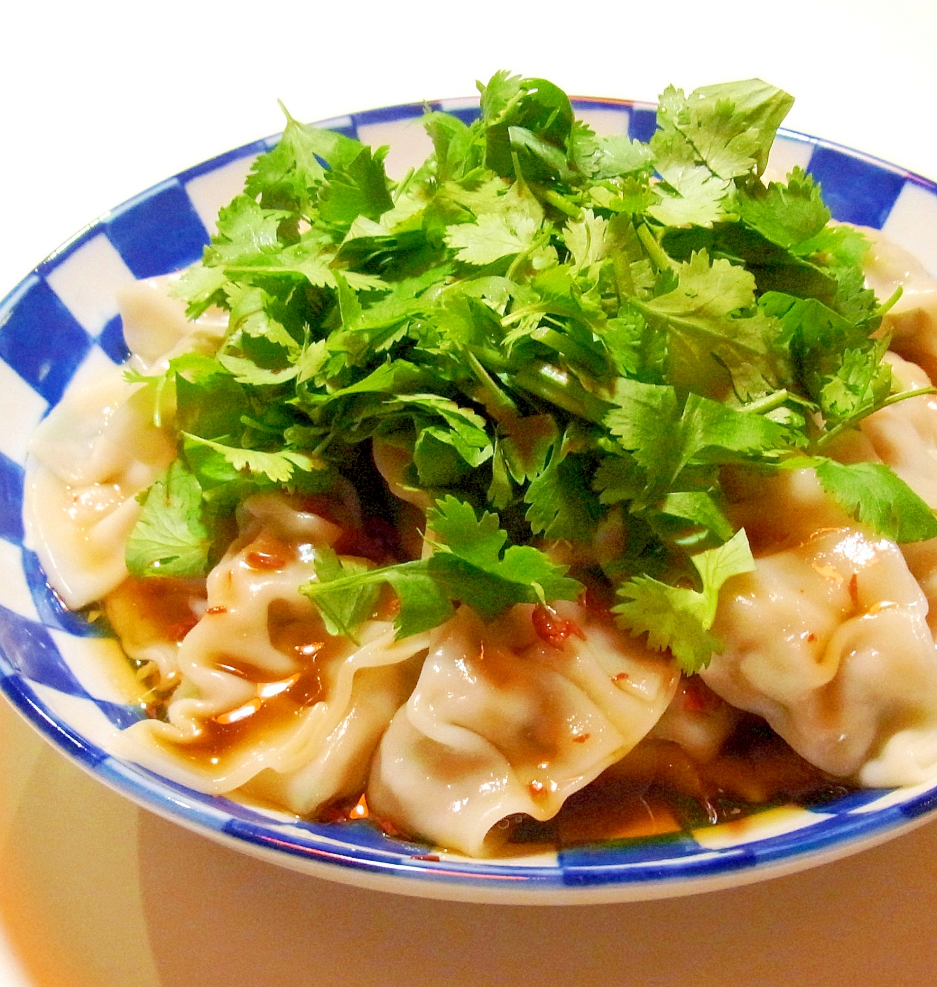 パクチー餃子 茹で