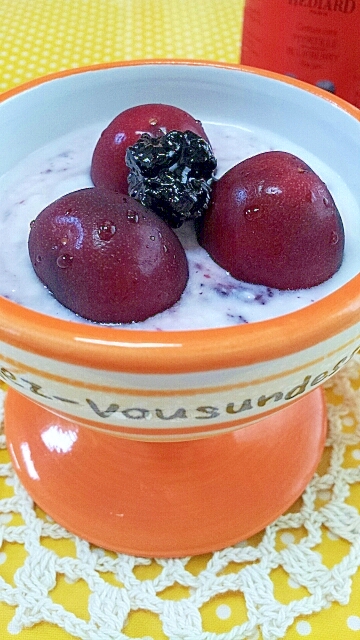 アメリカンチェリーと2種類のジャムのヨーグルト レシピ 作り方 By ラズベリっち 楽天レシピ アメリカンチェリーと2種類のジャムのヨーグルト レシピ 作り方 By ラズベリっち 楽天レシピ