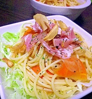 生ベーコンでオトナのサラスパ レシピ・作り方 by johnny_bean - 楽天